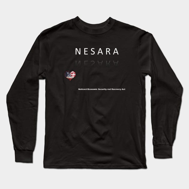 Nesara Mug, Mask, Pillow, Pin, Notebook, Long Sleeve T-Shirt by DeniseMorgan